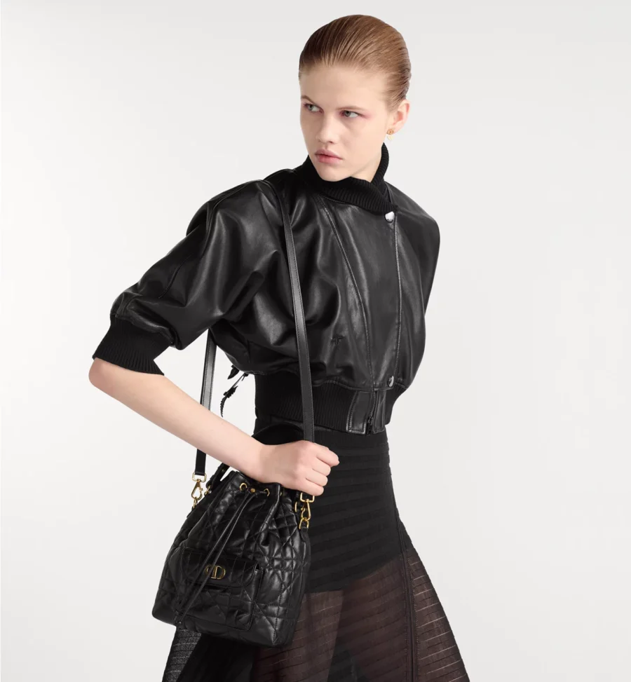 Small Dior Caro Bucket Bag-1 - Image 3