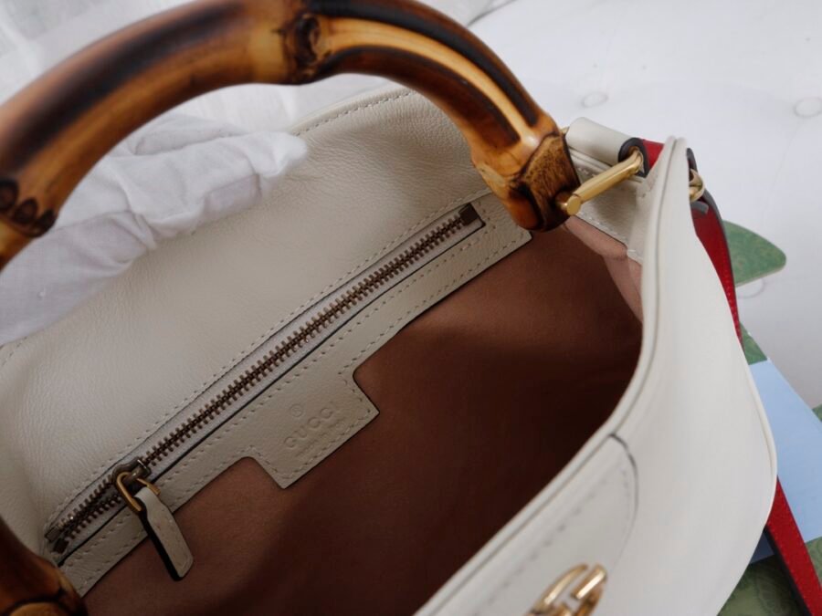 Diana bamboo section handbag 746251 imported leather small bag - Image 9