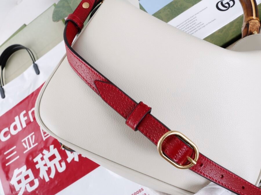 Diana bamboo section handbag 746251 imported leather small bag - Image 11
