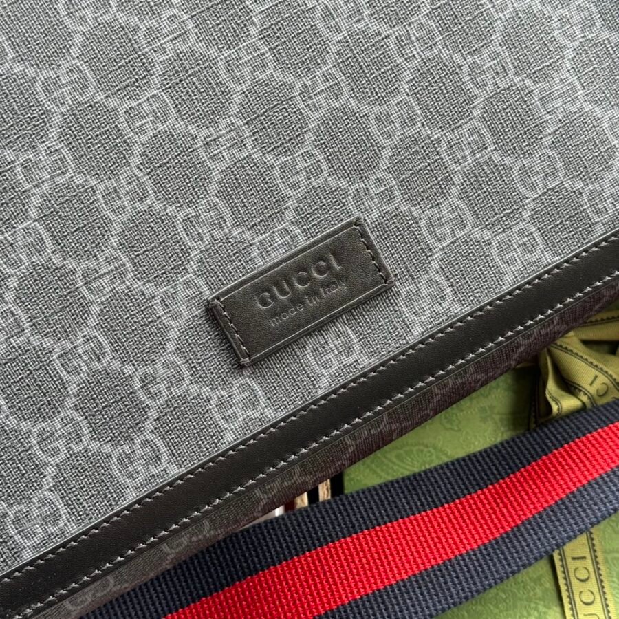 Black GG Supreme canvas bag -771167 - Image 7