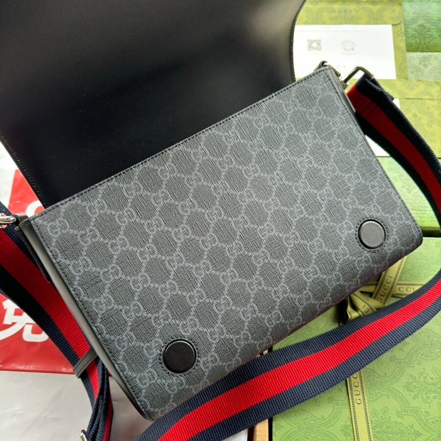 Black GG Supreme canvas bag -771167 - Image 2